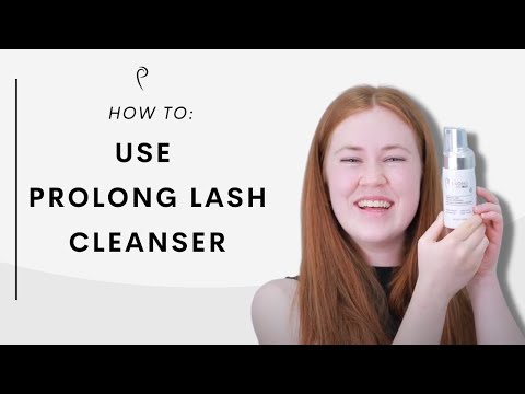 how to use prolong lash cleanser
