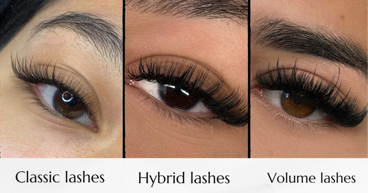 Classic Vs Hybrid Vs Volume Lashes In Brampton